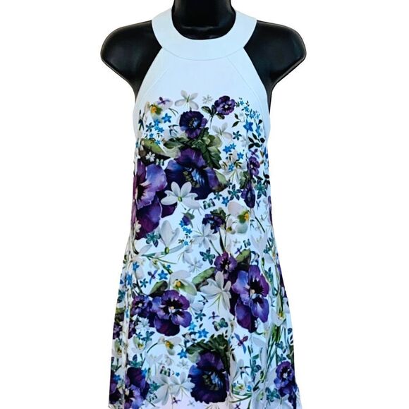 Ted Baker Entangled Enchantment Ziloh Bow Detail Maxi Dress Ted Sz 0 US 2/4 NWOT - Picture 4 of 16